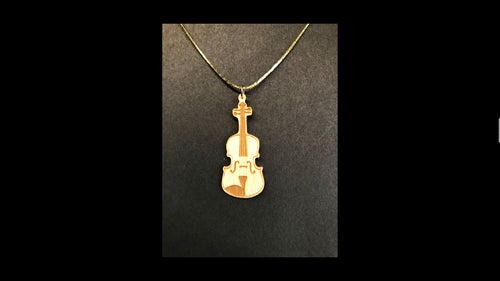 Violin Necklace